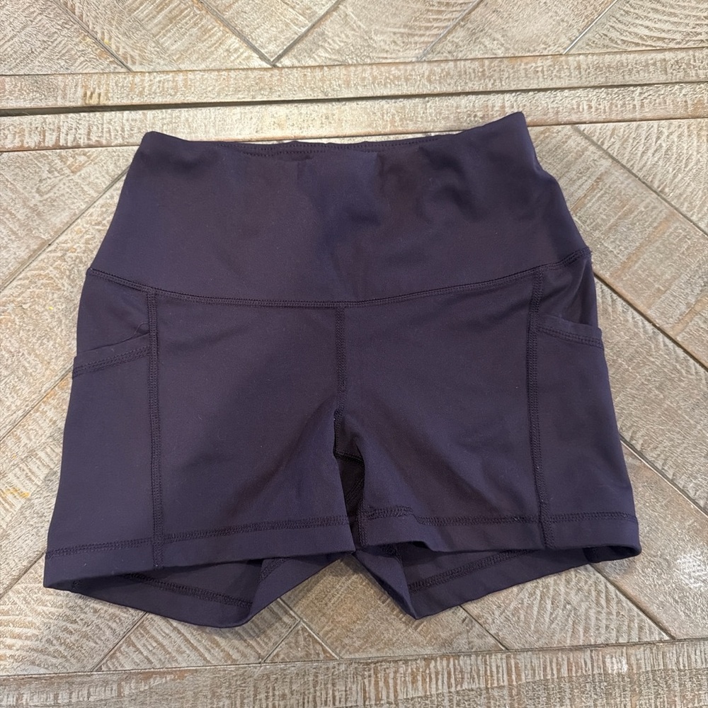 Yogalicious Dark Purple Bike Shorts